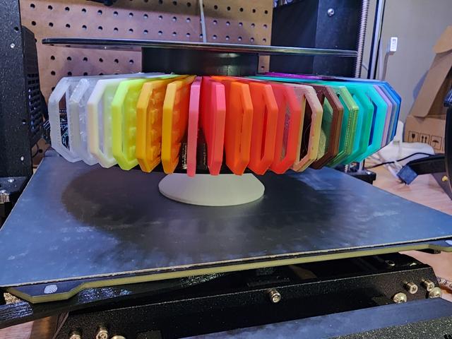 Spool Swatch Holder 3D model thumbnail