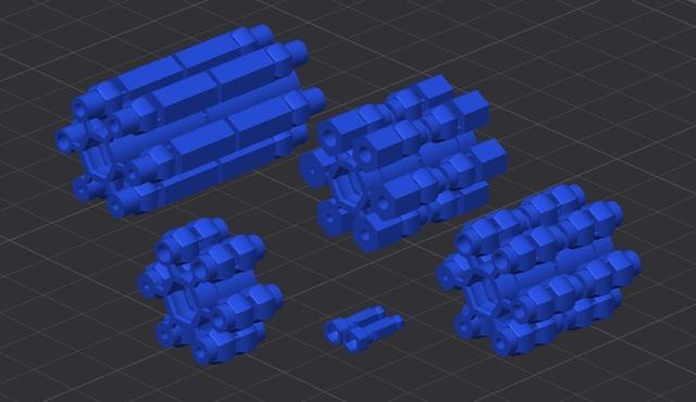 Universal Joints 3D model thumbnail