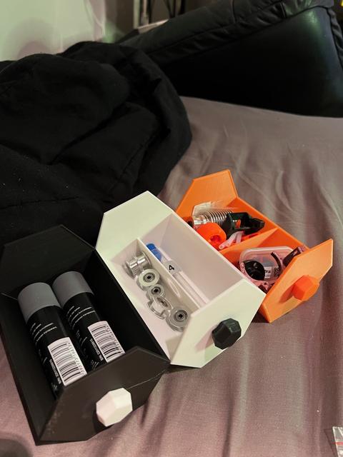 Insets Hexabox (modular and interlocking storage system) 3D model thumbnail