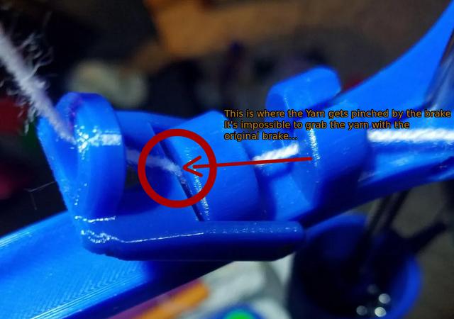 Yarn Stand Brake v1.1 for CSM (JeepingJohnny) 3D model thumbnail