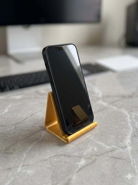 Minimalist Phone Holder 3D model thumbnail