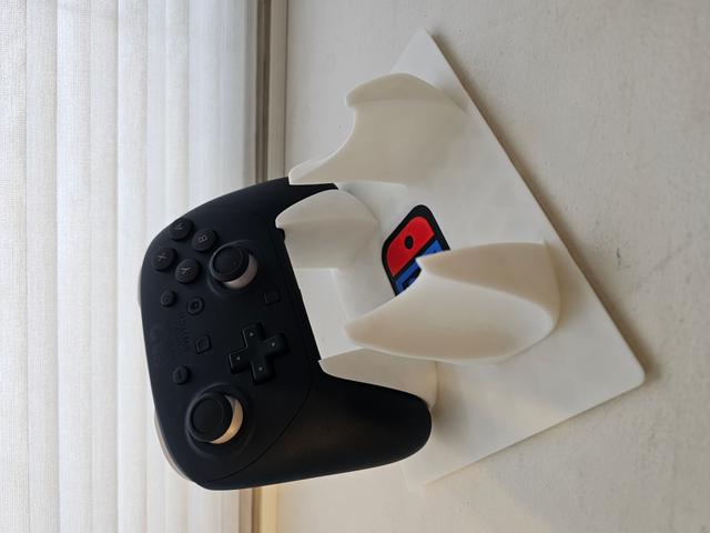 Switch 2 Pro Controller Holder (Gridfinity Compatible) 3D model thumbnail