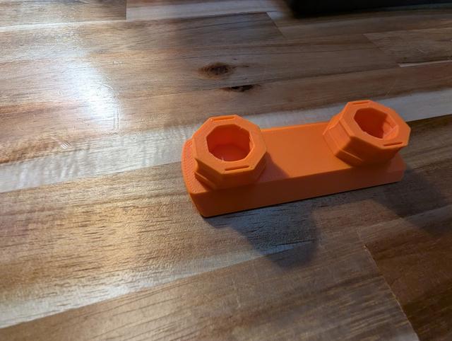 Multiboard slide mount v2 3D model thumbnail