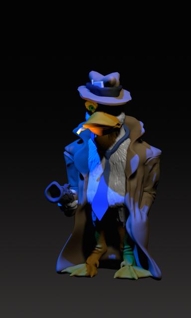 James Mcquacken, private eye 3D model thumbnail