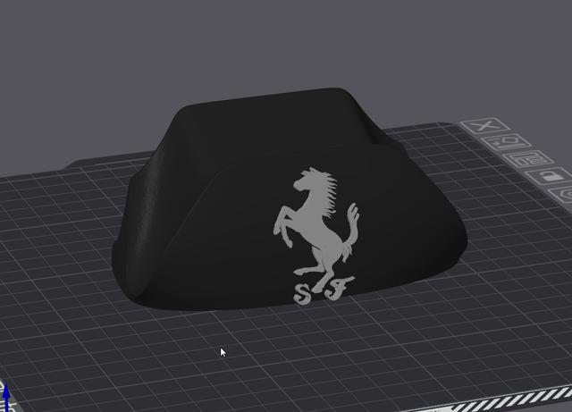 Ferrari Xbox Controller Stand 3D model thumbnail