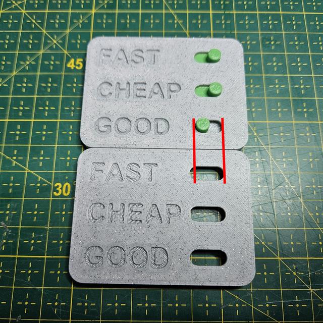 Good Fast Cheap Fidget Toy: Smaller slots 3D model thumbnail