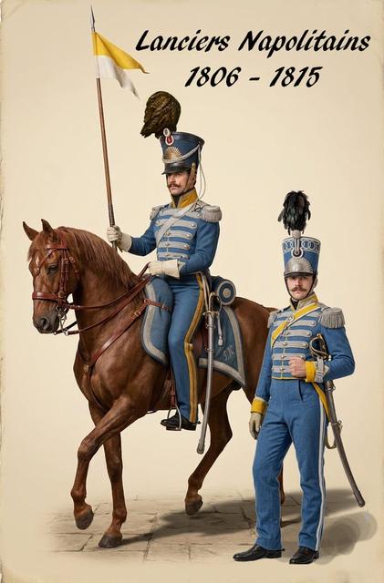 Soldat de l'empire no 73: Lanciers Napolitains 1806 - 1815 3D model thumbnail