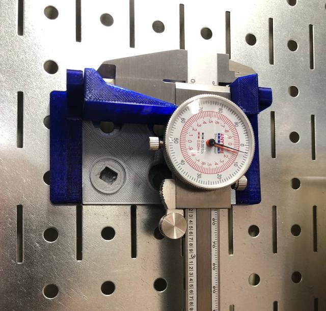 Dial Caliper Tool Holder (Wall Control) 3D model thumbnail