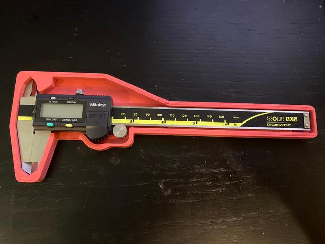 Mitutoyo 150mm Caliper Tray ZMIX 3D model thumbnail