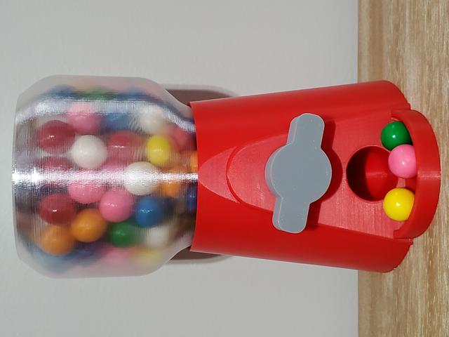 "Jar" for Simple Mason Jar Candy Machine 3D model thumbnail