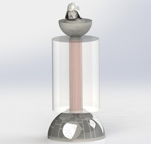 M'lord Vader paper tower holder 3D model thumbnail