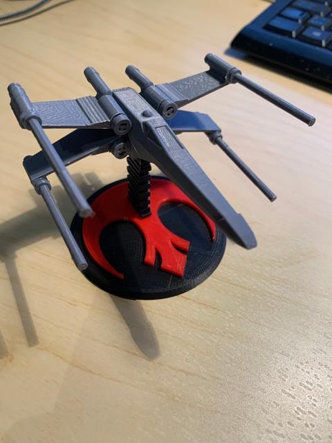 X-Wing bobble 3D model thumbnail