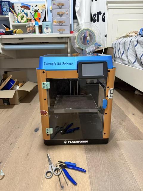 Flashforge Adventurer 5M Retrofit Minimal Enclosure with Everything else 3D model thumbnail
