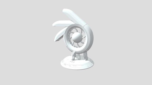 Blender Logo Statuette for 3D Printing 3D model thumbnail