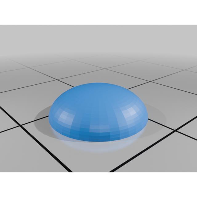 Flower Knob Center 3D model thumbnail