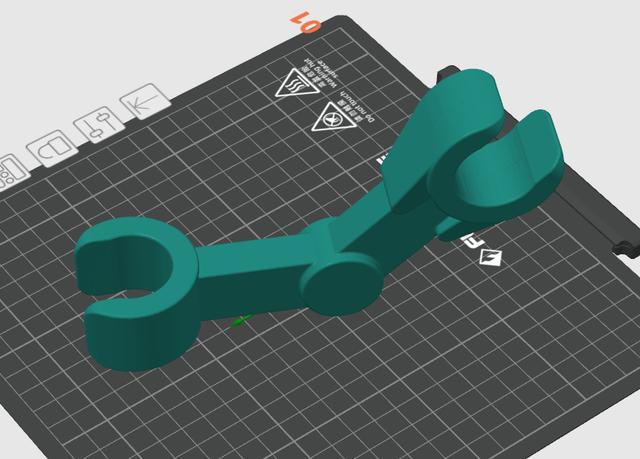 Arm Single Piece 3D model thumbnail
