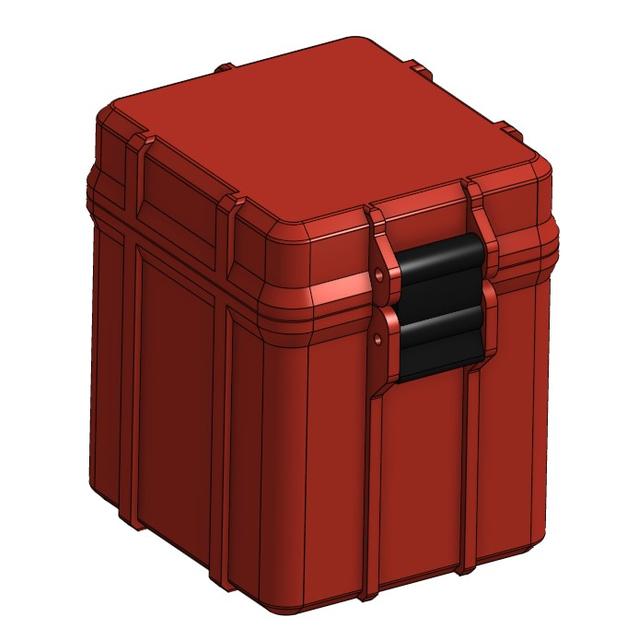 MTG Sleeved 120ct - Rugged Box Parametric V2 Remix 3D model thumbnail