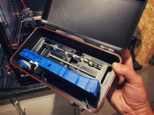 RUGGED Box KREG XL DOUBLE Pocket Hole Jig carry case!! Fits Double Jig! 3D model thumbnail