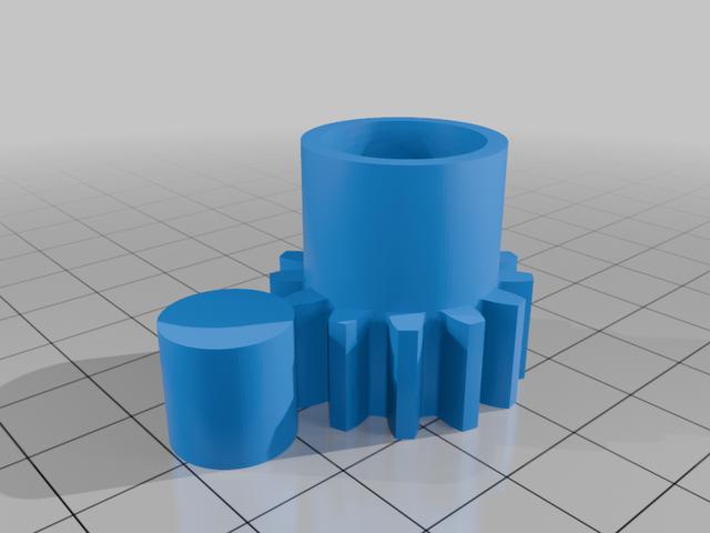 driver gear 3D model thumbnail