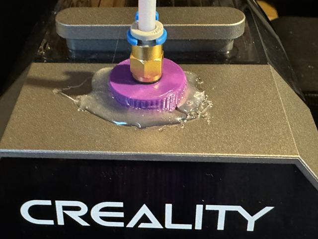 Creality Space Pi Bowden Fitting Adapter 3D model thumbnail