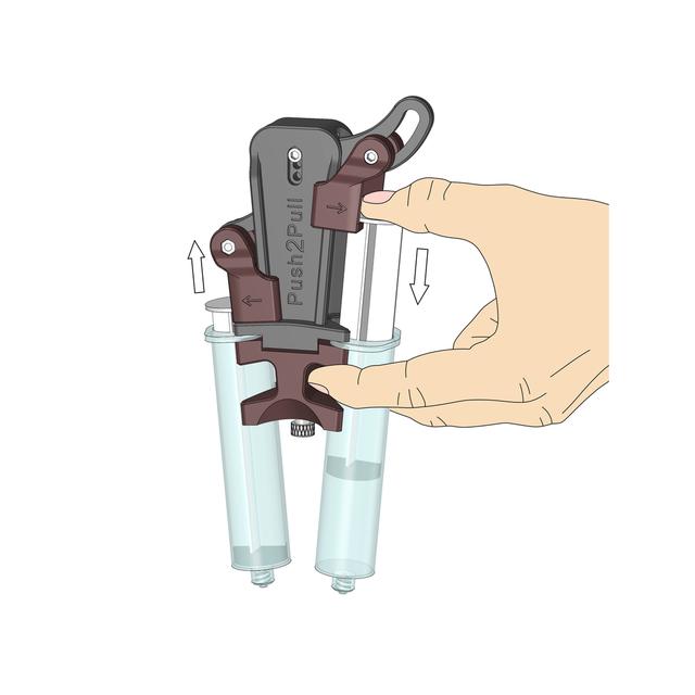 Push2Pull Syringe holder 3D model thumbnail