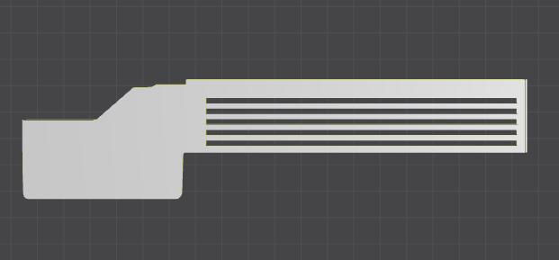 JC Betweener Rear Slotted Creality K1 3D model thumbnail
