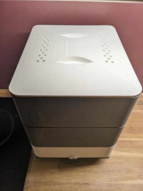 Vermicomposter lid with holes 3D model thumbnail