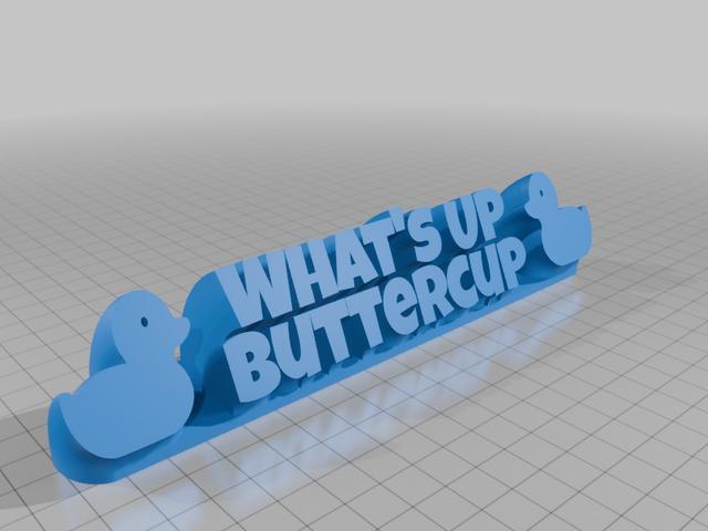 What's Up Buttercup 3D model thumbnail