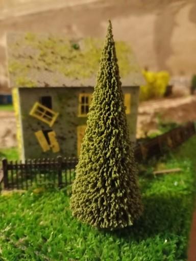 Christmasstree decorative/on the H0 model 3D model thumbnail