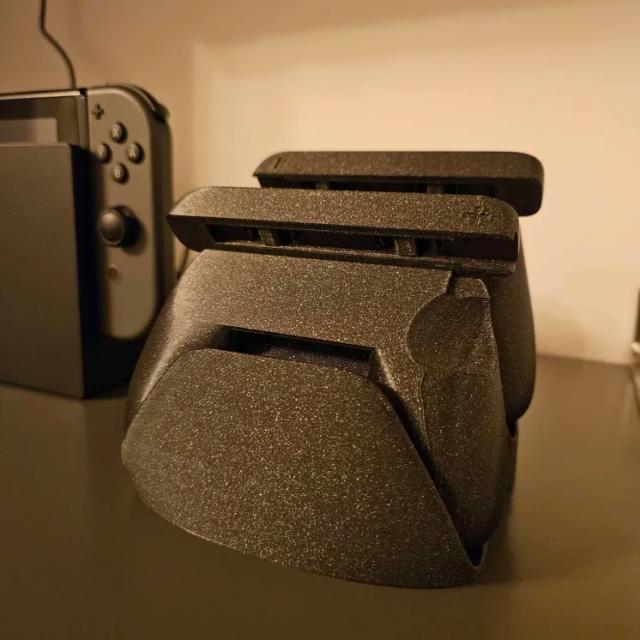 Joy-Con Grip Display Stand 3D model thumbnail