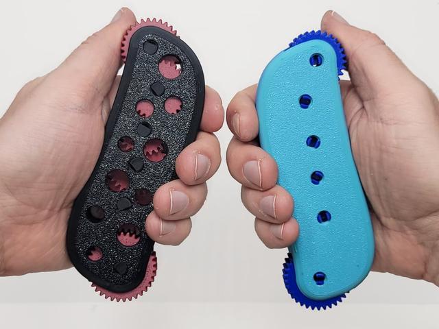 Gear Chain Fidget 28-1 Reduction 3D model thumbnail