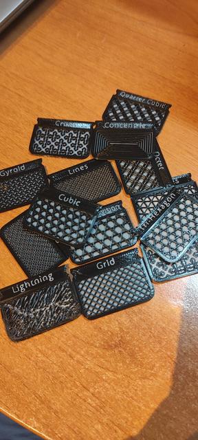 Cura Infill Sample Swatches Version 2 3D model thumbnail