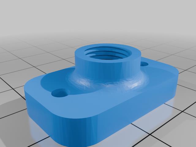 Filament Dry Box Bulkhead (PC4-M10) 3D model thumbnail