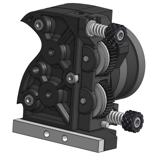 E3NG - Tsunami Integrated Extruder 3D model thumbnail