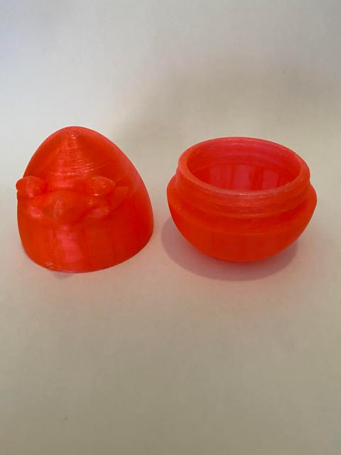 Threaded Ugandan Knuckles Egg 3D model thumbnail
