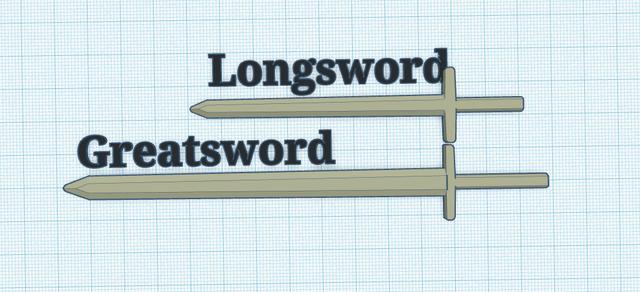 Greatsword for Dummy 13 3D model thumbnail