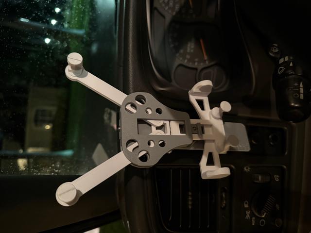 remix Phone holder Arms with Rotary holders 3D model thumbnail