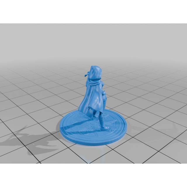 Female Thief 3D model thumbnail
