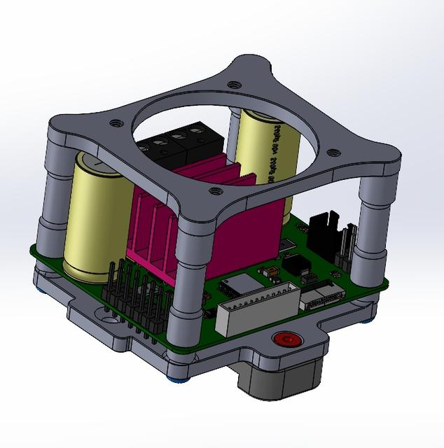 BTT TMC 5160T Plus DIN base 3D model thumbnail