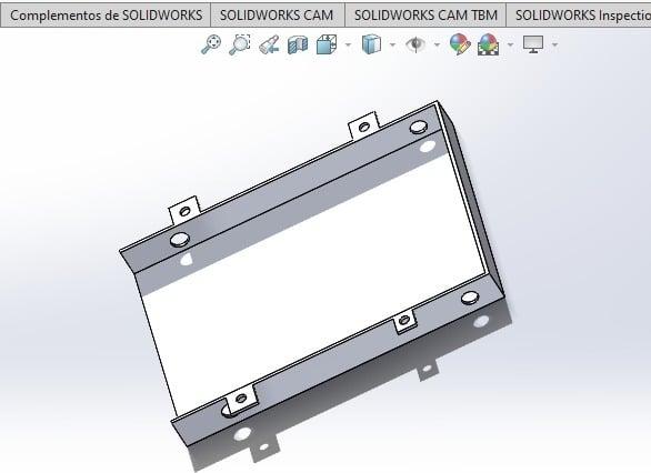 Gigabyte Brix Barebone Pc HDD adapter 3D model thumbnail