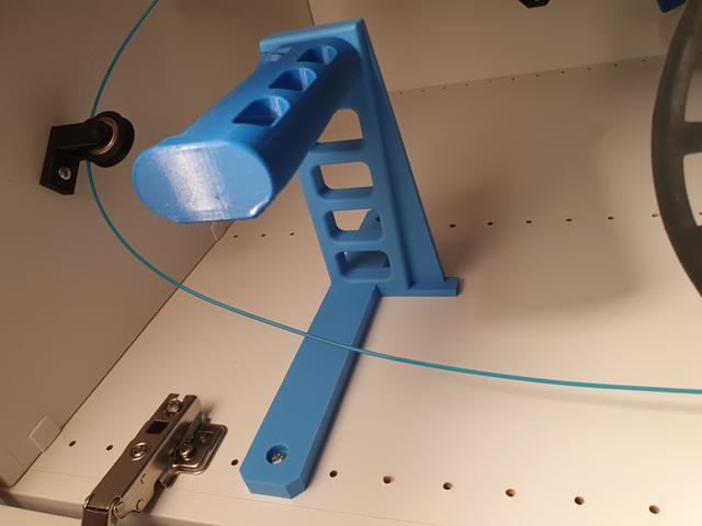 Wall mount for filament/spool holder, IKEA PLATSA 3D model thumbnail