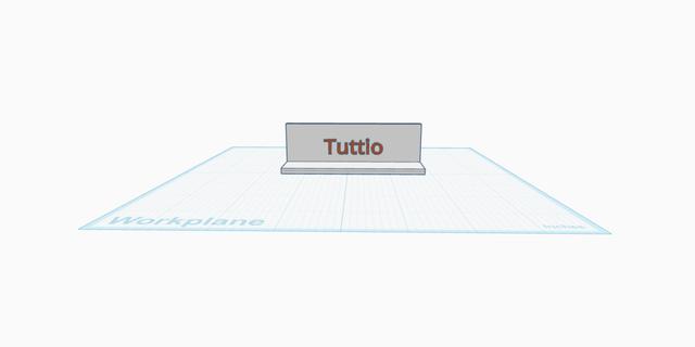 Tuttio shelf stander 3D model thumbnail