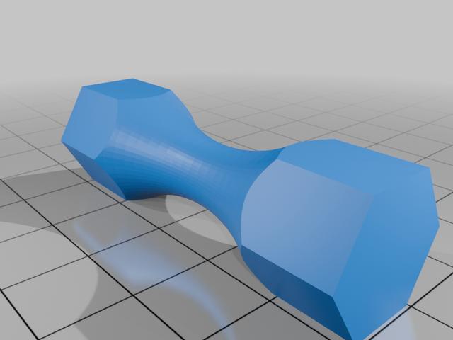 Simple Chop Stick Stand 3D model thumbnail