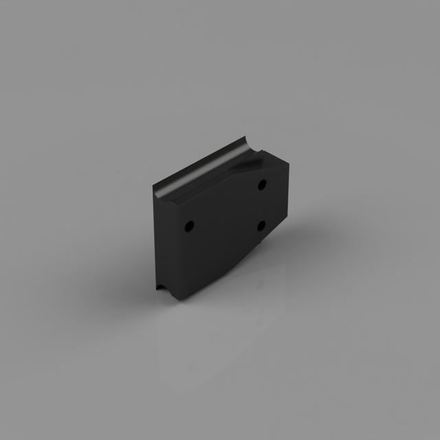 Ender 3 - BTT Smart Filament Sensor V2.0 Mount 3D model thumbnail