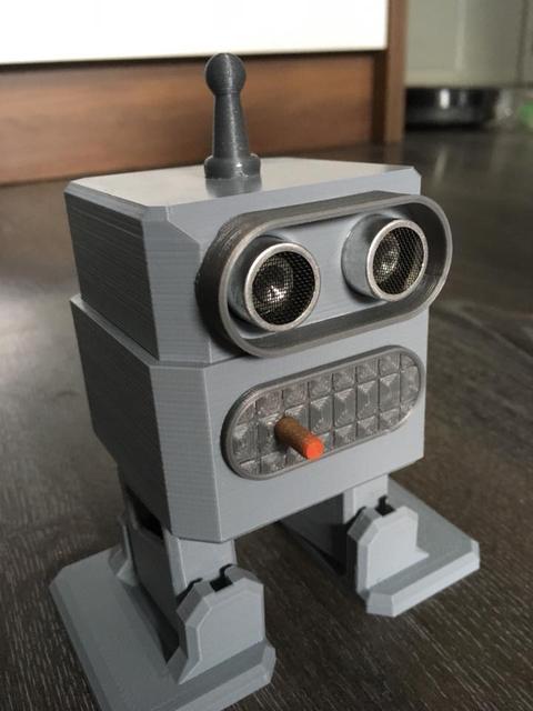 Bender Arduino robot 3D model thumbnail