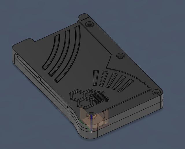 Card Wallet - hard case 3D model thumbnail