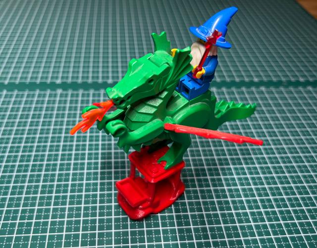 Lego E3D Buggy (dragon carrier) 3D model thumbnail