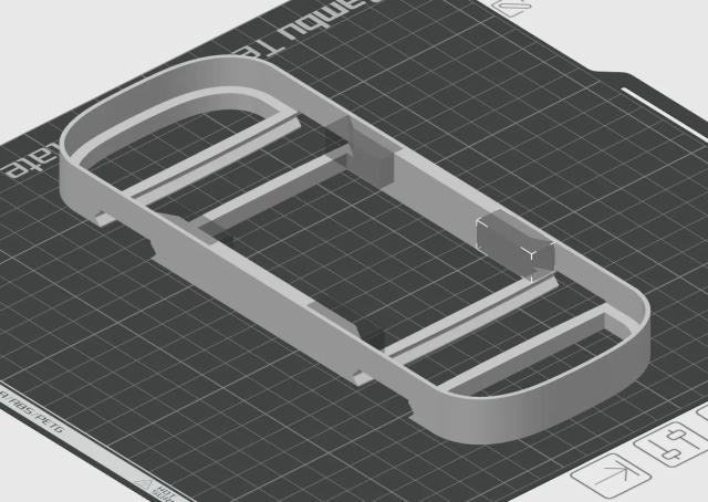 Modified base to fit different cereal box 3D model thumbnail