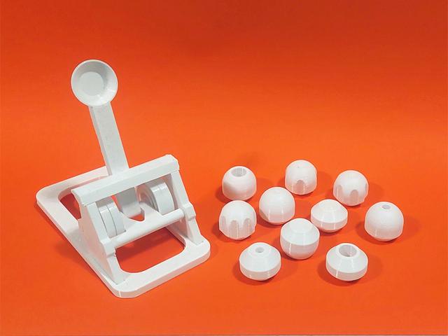 Custom Projectiles for Adam-M's "Catapult Card" (model #211679) 3D model thumbnail