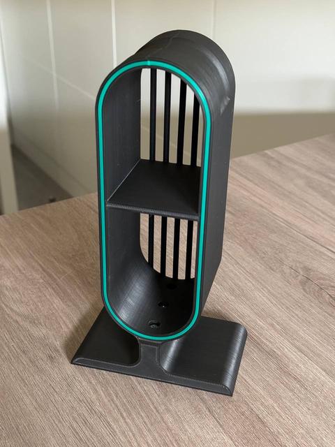 Headset Stand for 200mm with storage 3D model thumbnail